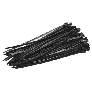 Paska Strend Pro CT66BL, 250x3,6 mm, 50 ks, čierna, nylon, viazacia