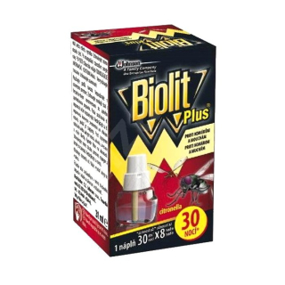 Biolit Plus náplň do elektrického odparovača s vôňou citronelly proti komárom a muchám 30 nocí 31 ml