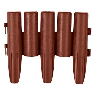 Palisada GE037, 27x24 cm, PP, terakota, flexi, 2,16m, bal. 8 ks 